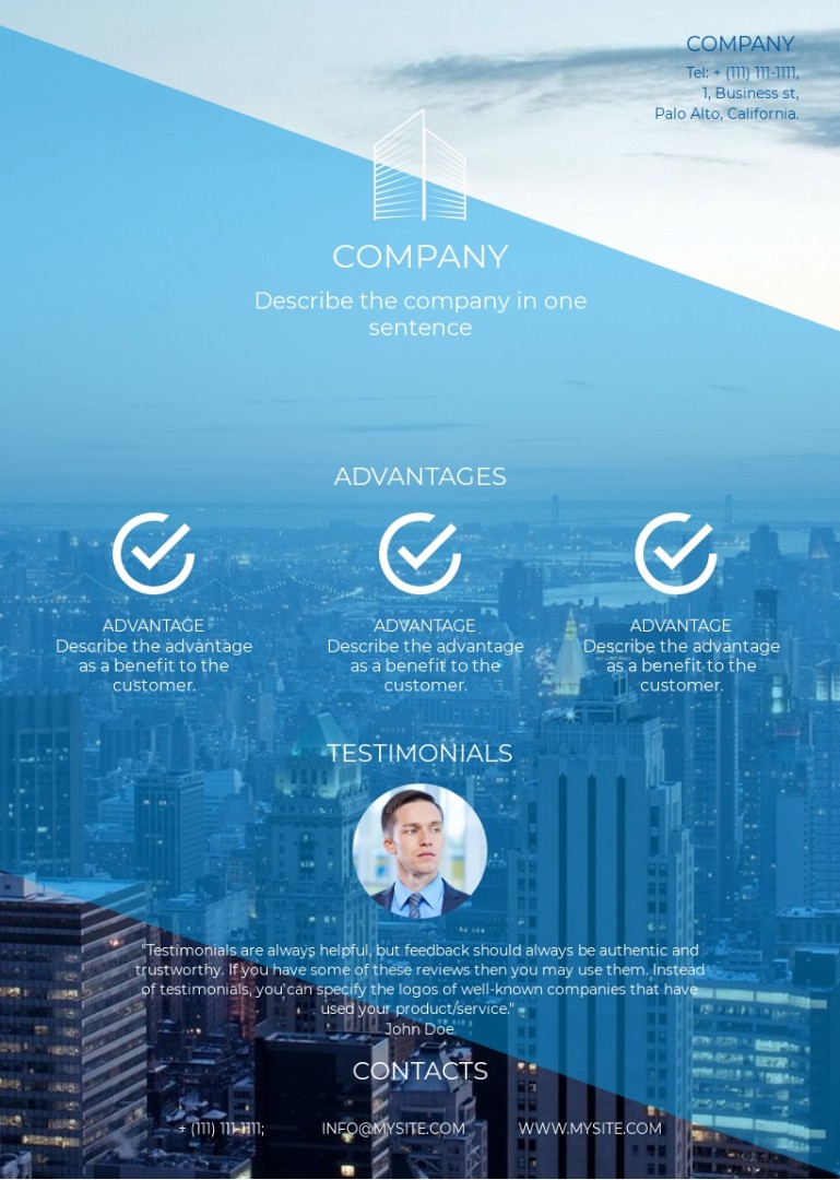 Service proposal sample