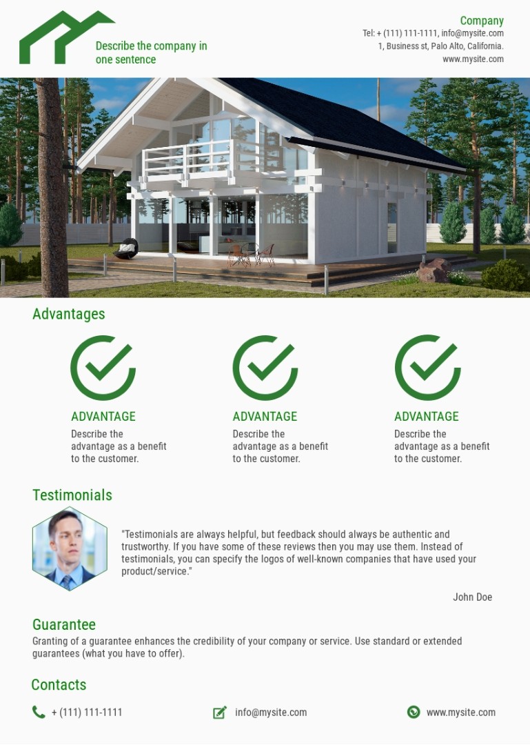 Construction company proposal sample