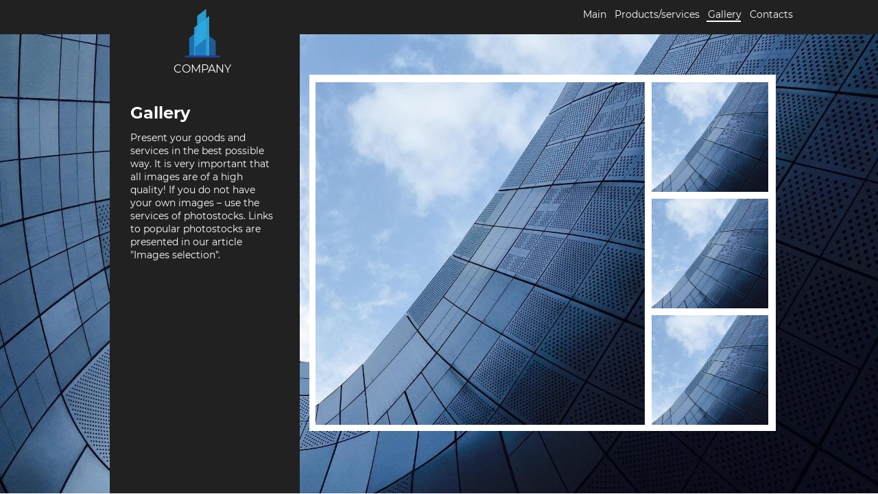 Website template - G