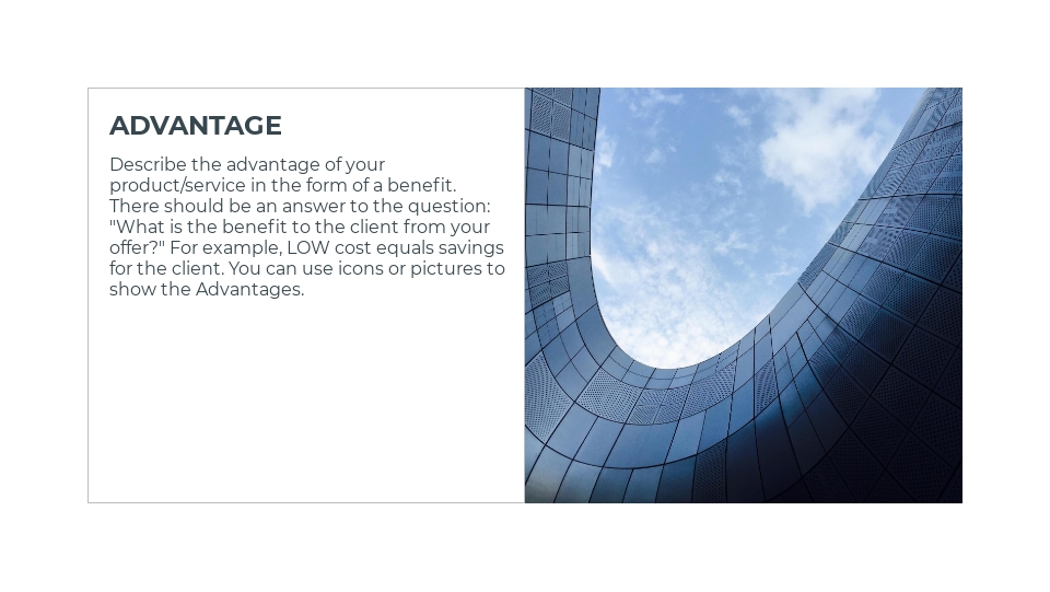 Business presentation template - E
