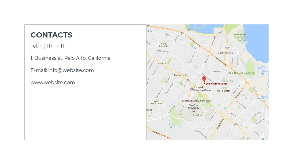 Business presentation template - E