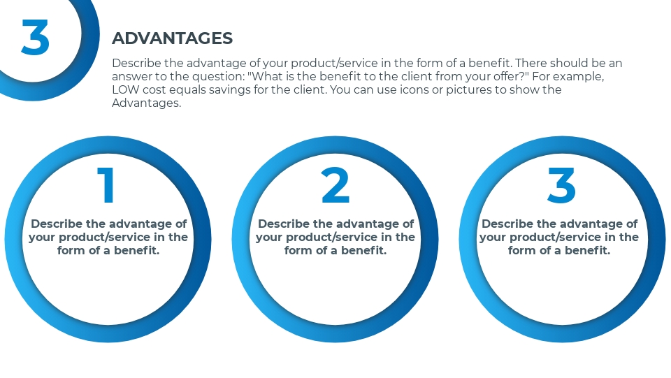 Business presentation template - J