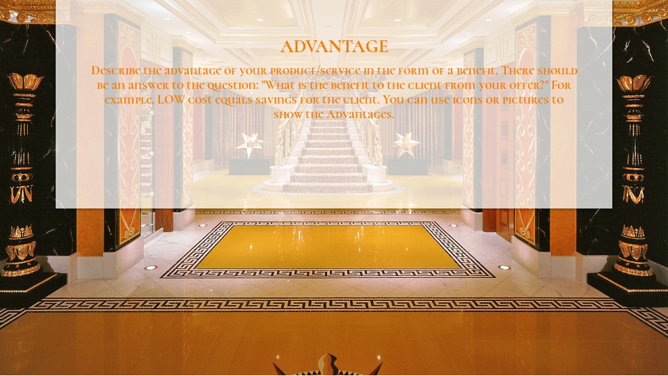 Hotel presentation sample