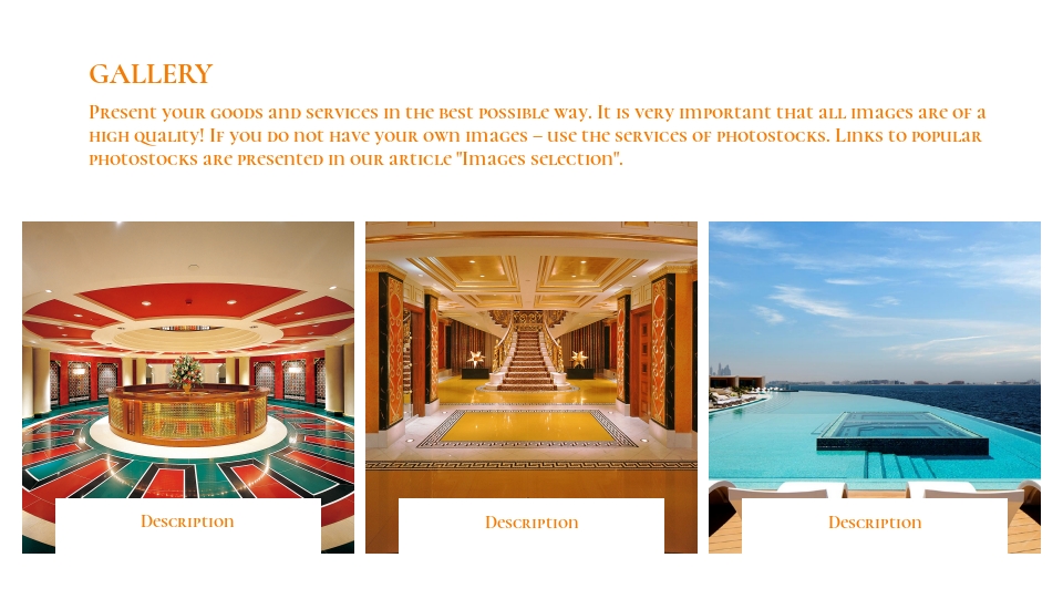 Hotel presentation sample