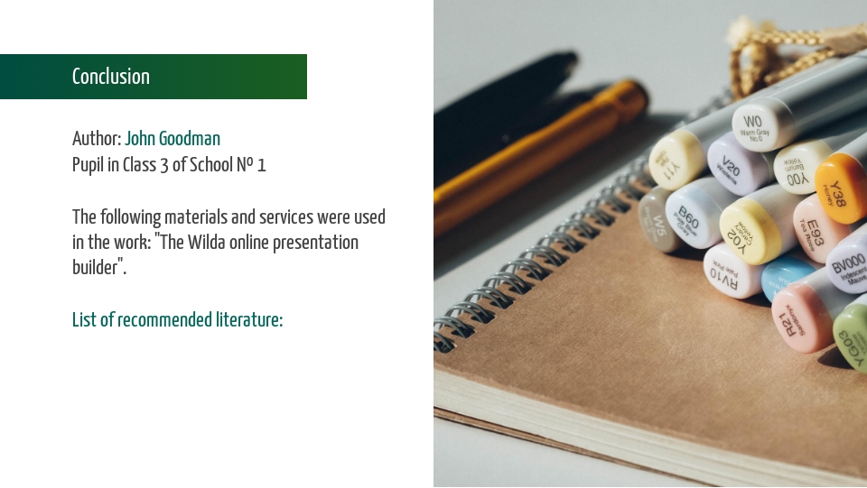 School presentations sample 