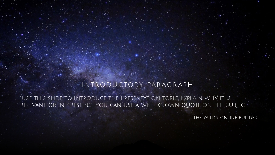 School presentations sample 