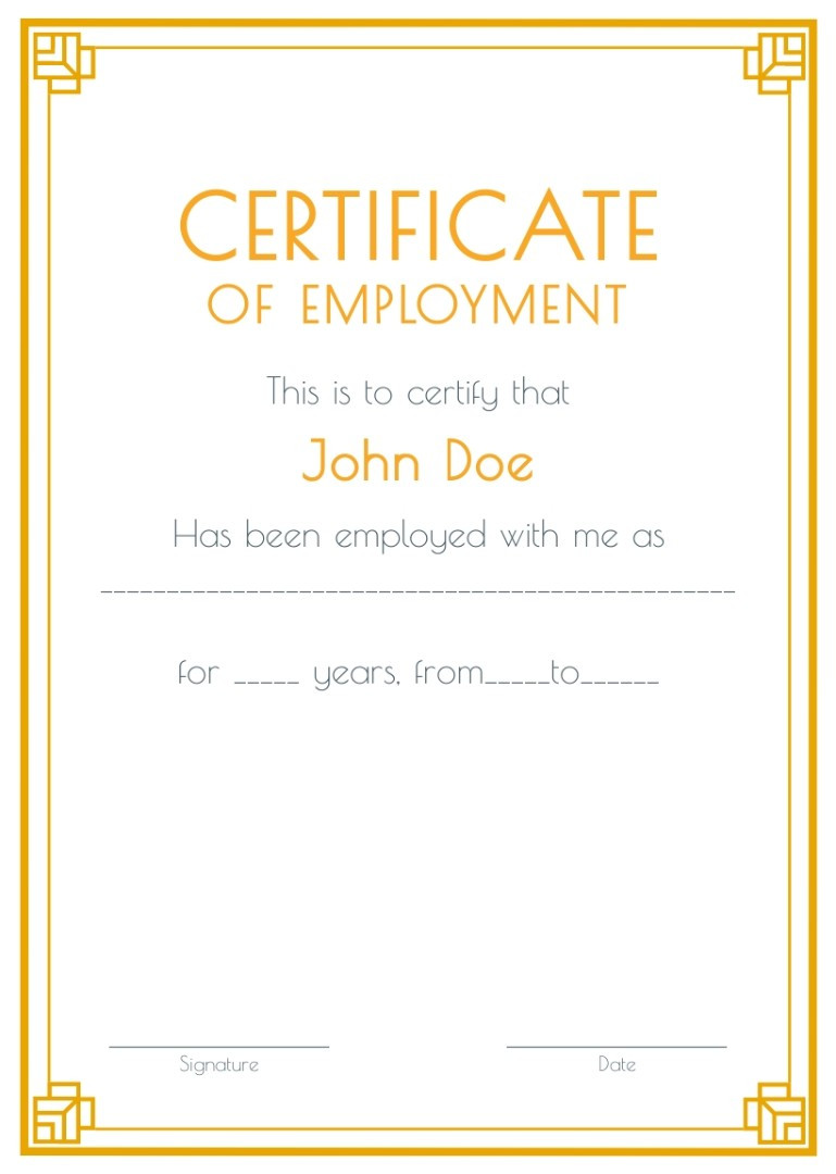 Certificate of employment sample - wilda.me In Certificate Of Employment Template