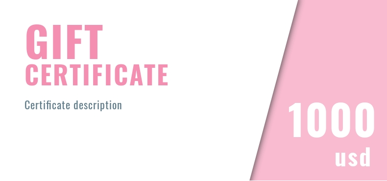  Gift certificate flyer template