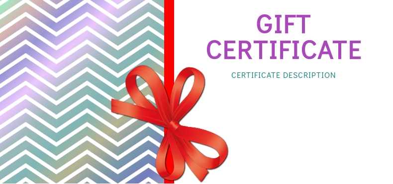  Gift certificate flyer template